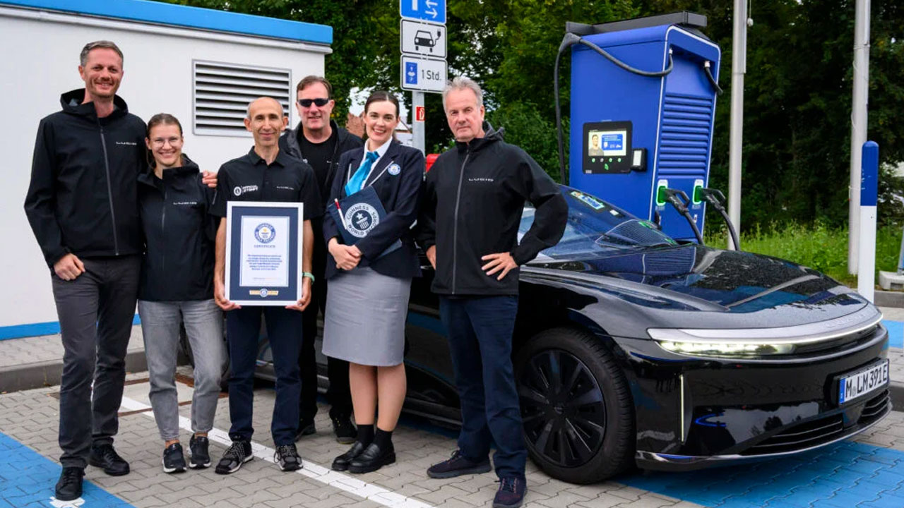 Lucid Air Grand Touring ile Elektrikli Araçlarda Yeni Dünya Rekoru