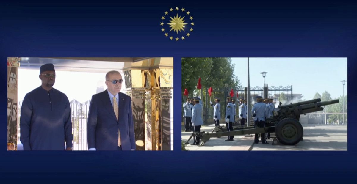 Cumhurbaşkanı Erdoğan, Senegal Başbakanını Özel Törenle Ağırladı