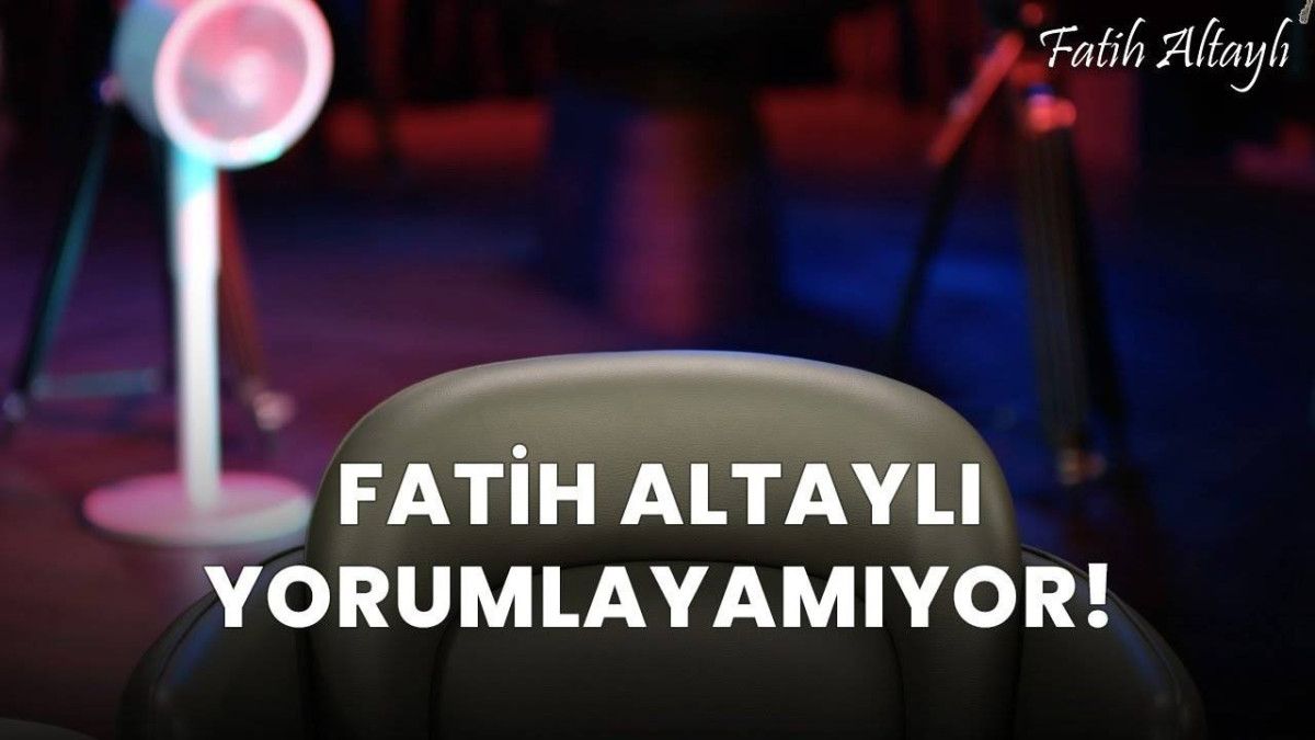 Fatih Altaylı Yorumlayamıyor Kanalında Yayınlar Sürüyordu