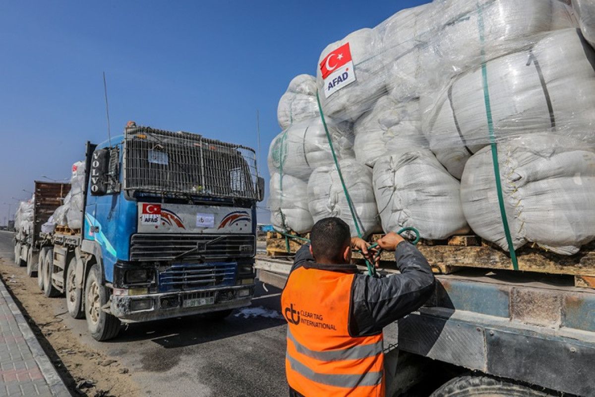 Türkiye'nin Gazze'ye Yardım Seferberliği Sürüyor